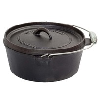 Charmate Cast Iron 4.5 Qrt Round Camp Oven