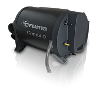 Truma Combi D 6 Kit, Diesel Heater / Hot Water System with Black Cowl