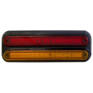 Supex Slimline Combination Rear Lamps, Small Stop/Tail/Indicator with Black Base