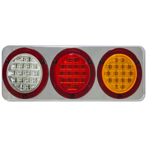 Supex Stop/Tail/Indicator/Reverse, Chrome Base