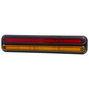 Supex Slimline Combination Rear Lamp, Stop/Tail/Indicator with Black Base