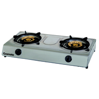 Gasmate Twin Burner Stainless Steel Wok Style Cooker