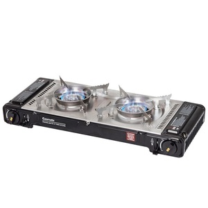 Gasmate Travelmate II Deluxe Twin Butane Stove with Spill Tray & Hotplate