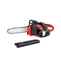 Giantz 20V Cordless Chainsaw, Black and Red