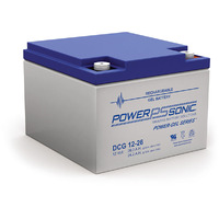 Power-Sonic 12V 26Ah Gel Deep Cycle Battery