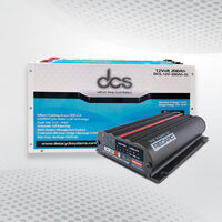 DCS 12V 200Ah Slim Line Lithium Battery Bundle with Redarc BCDC1250D Battery Charger