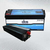 DCS 24V 100Ah Lithium Battery Bundle with DCS 24V 3000W Inverter