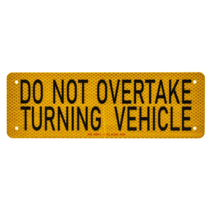 Supex Do Not Overtake Sticker