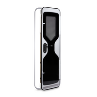 Dometic CARAD Caravan Door H1750 mm Glass, Vented, Grey, Right Hand Hinge