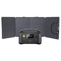 EcoFlow River600 Portable Power Station (24Ah@12V) Bundle with Solar Panel
