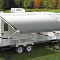 Carefree 12V Eclipse 14-18ft (4.27-5.49m) Silver Shale Fade Rollout Awning