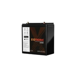 Exotronic 12V 20Ah Alpha IP67 Smart Bluetooth Lithium Battery