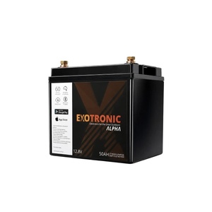 Exotronic 12V 50Ah Alpha IP67 Smart Bluetooth Lithium Battery