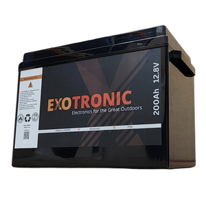 Exotronic 12V 200Ah Compact Smart Bluetooth Lithium Battery