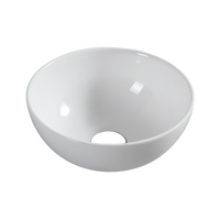 NCE 280mm White Ceramic Round Basin