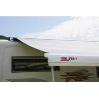 Fiamma F65 L Awning Polar White with Royal Grey Fabric