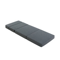 Giselle Dark Grey Portable Single Folding Mattress