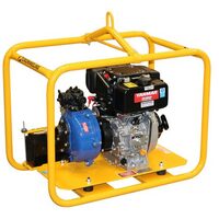 Crommelins Yamnar Fire Fighting 1.5" Diesel Water Pump with Twin Impeller, 6.7hp