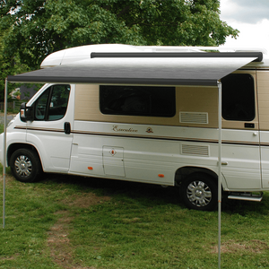 Carefree 12V Freedom Black Cased / Silver Shale Fade Box Awning