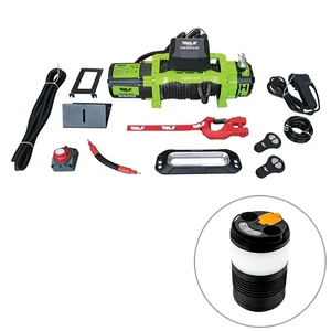 Hulk 4X4 Genesis 9500lb Synthetic Rope Recovery winch