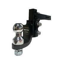 Hot Hitches Brutus Adjustable Steel Hitch, 210mm Drop with 70mm Ball