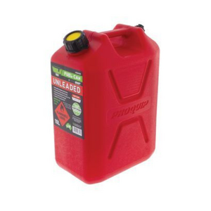 Hulk 4x4 Red 10 Litre Fast Flow Plastic Unleaded Fuel Can
