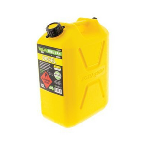 Hulk 4x4 Yellow 10 Litre Fast Flow Plastic Diesel Fuel Can
