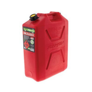 Hulk 4x4 Red 20 Litre Fast Flow Plastic Unleaded Fuel Can