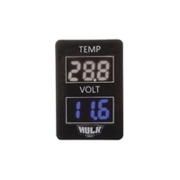 Hulk 4x4 White & Blue LED Temperature & Voltmeter OE RPL to suit late Toyota