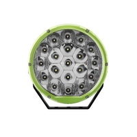 Hulk 4X4 7 19 LED Driving Lamp Combo Green