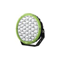 Hulk 4x4 Green Bezel Round LED Driving Lamp