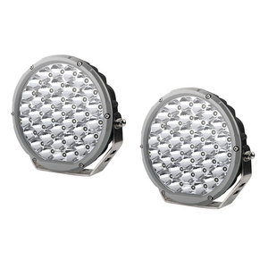 Hulk 4X4 9" Round LED Driving Lights Silver