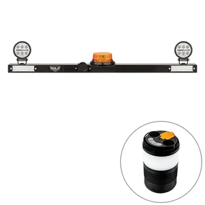 Hulk 4X4 Heavy Duty LED Minebar 12/24V, 9 Wiring Loom