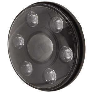 Ignite 7" LED Headlight High/Low Beam Black Fascia