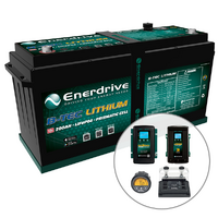 Enerdrive B-TEC 200Ah Lithium Battery, Charger & Monitor Bundle