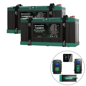 Enerdrive B-TEC Ultra 2 x 200Ah Lithium Battery, Charger, Inverter, Monitor & MPPT Bundle