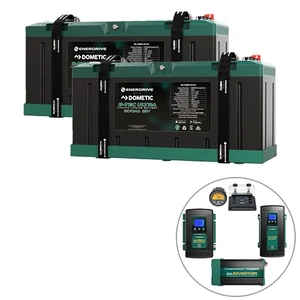 Enerdrive B-TEC Ultra 2 x 200Ah Lithium Battery, Charger, Inverter & Monitor Bundle