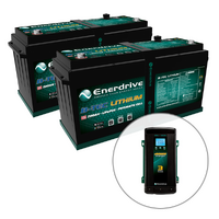 Enerdrive B-TEC 2 x 200Ah Lithium Battery & Charger Bundle
