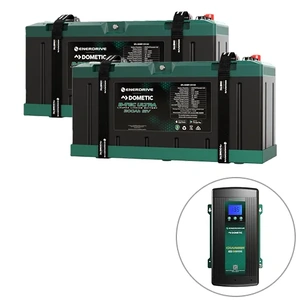 Enerdrive B-TEC Ultra 2 x 200Ah Lithium Battery & Charger Bundle