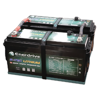 Enerdrive B-TEC 2 x 200Ah Lithium Battery & 1 x Parallel Cable Kit