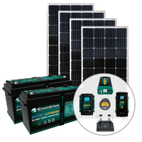 Enerdrive 400Ah Off-Grid "Trip In A Van" Bundle with 760W of Solar Panels & 2600W Inverter (AC Transfer)