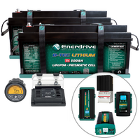 Enerdrive B-TEC 2 x 300Ah Lithium Battery, Charger, Inverter, Monitor & MPPT Bundle