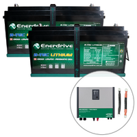 Enerdrive 3000W Inverter Charger with 200Ah B-Tec Batteries