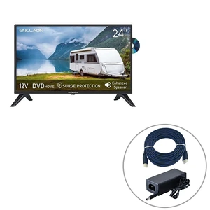Englaon 24’’ HD LED 12V TV with Built-in DVD player