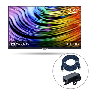 Englaon 24'' Full HD 12V Smart TV With Chromecast & Bluetooth & Google TV