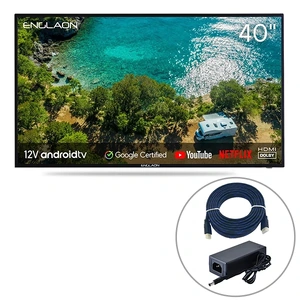 Englaon 40" Full HD Smart 12V TV with Built-In Chromecast and Bluetooth Android 11