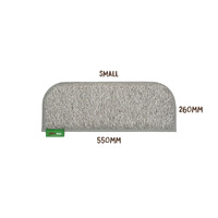Muk Mat Light Grey Standard Small Caravan Step Mat, 26 x 55cm