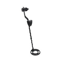 Weisshorn Black Metal Detector with LCD Screen & Headphones