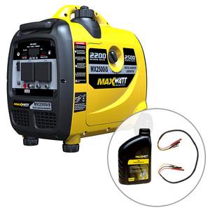 MaxWatt 2500W Petrol Inverter Generator