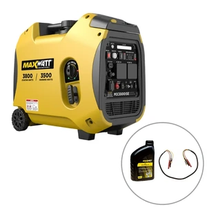 Maxwatt 3800W Inverter Generator with Electric & Remote Start